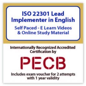 PECB ISO 22301 Lead Implementer eLearning English - 2 PECB Exam Attempts Included