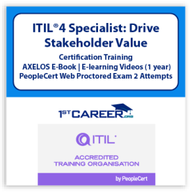 ITIL®4 Specialist: Drive Stakeholder Value eLearning
