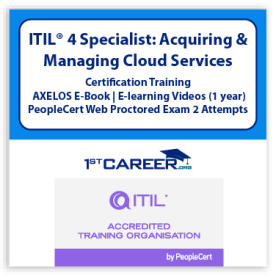 ITIL®4 Specialist: Acquiring & Managing Cloud Services eLearning