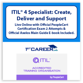 ITIL® 4 Specialist: Create, Deliver and Support (CDS) Live Online