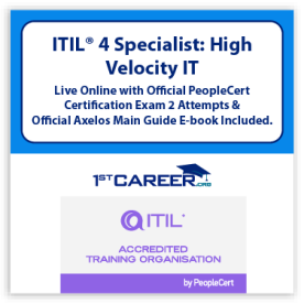 ITIL® 4 Specialist High-velocity IT (HVIT) Live Online