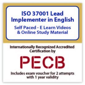 ISO 37001 Lead Implementer - e-Learning - English - 2 PECB Exam Attempts Included