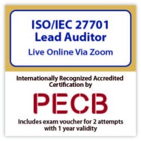 ISO/IEC 27701:2025 Lead Auditor – Live Online – English – 2 Exam Attempts Included