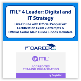 ITIL®4 Leader: Digital and IT Strategy (DITS) – Live Online